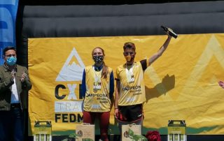 Podium Junior Moana K. Campeonato España Carreras en Línea 2021